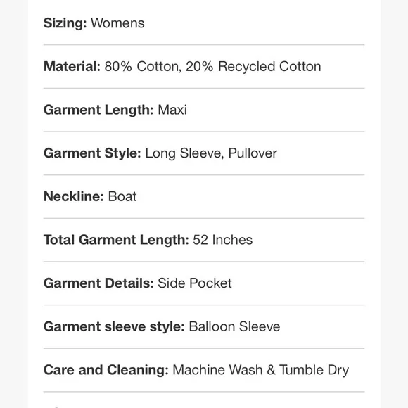 (L)- Universal Thread Women's Balloon Long Sleeve Dress - Picture 10 of 13